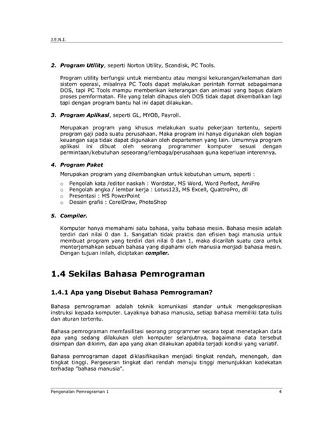 Bab Pengenalan Pemrograman Komputer Pdf