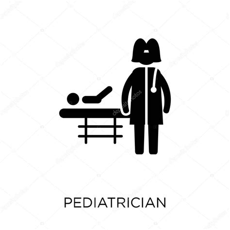 Icono de pediatra Diseño de símbolo pediatra de la colección