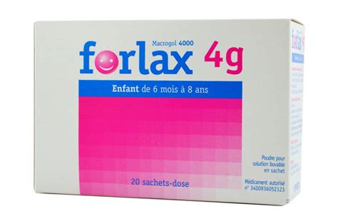 FORLAX 4 g 20 sachets doses Pharma Médicaments