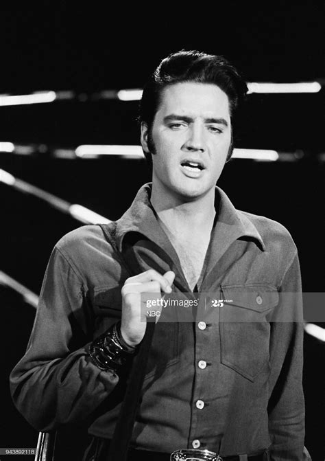 68 Comeback Special Pictured Elvis Presley During His 68 Elvis 68 Comeback Special