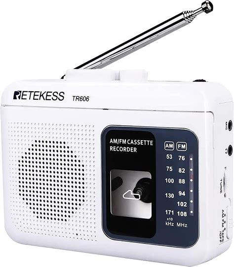 Retekess Tr606 Reproductores De Casete Portátiles Reproductor De Cinta