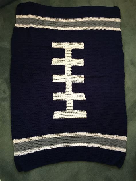 Crochet Dallas Cowboys Blanket