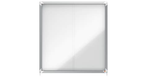 Nobo Premium Plus Magnetic Lockable Notice Board 12xA4 NOBO