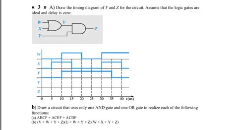 Analysis Of Logic Circuits Using Timing Diagram Logic Circui