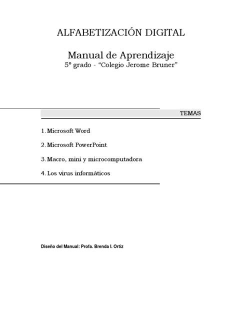 Computacion Quinto Grado de Primaria | PDF | Virus de computadora ... 