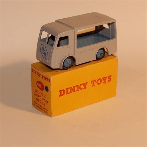 Dinky Toys 491 Electric Dairy Milk Van Ncb Blue C1960 Mint Boxed