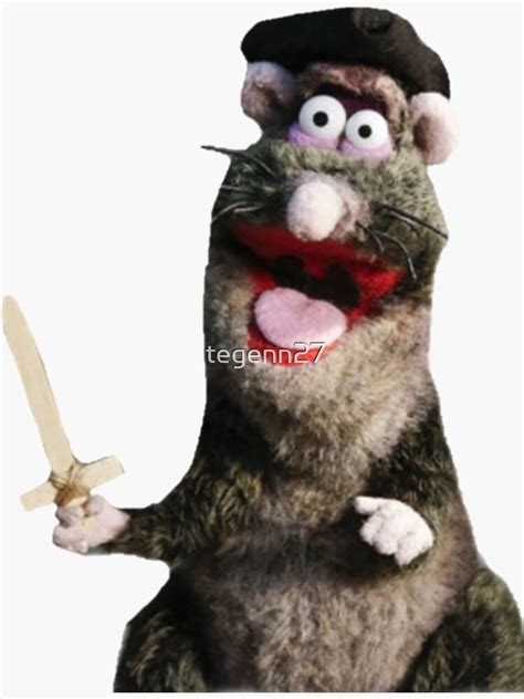 "Horrible Histories Rat with Sword" Sticker for Sale by tegenn27 ...