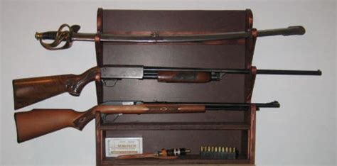 Gun Cabinet Plans Free | Free Homemade Rifle Rack Plan