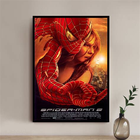 Spider-man 2 Movie Poster High Quality Canvas Art Print Room Decoration ...