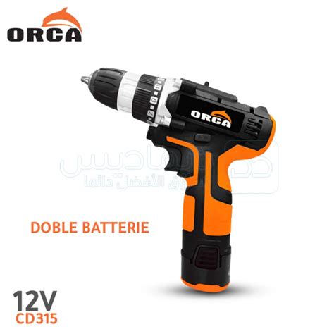 Visseuse Perceuse Double Batterie Lithium Ion 12V ORCA CD315