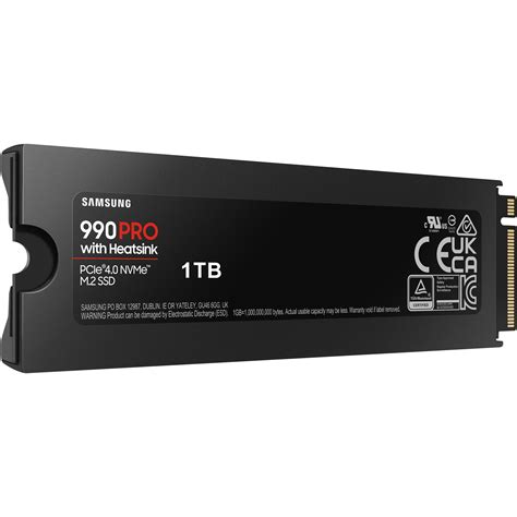 Vidinė Atmintis Ssd Samsung 990 Pro With Heatsink 1tb M 2 Pcie