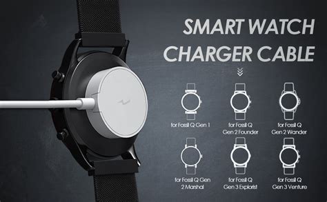 Amazon Smart Watch Charger For Fossil 1 2 3 USB Smartwatch