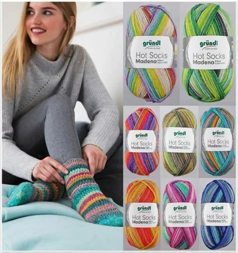 G Hot Socks Madena Fach Superwash Sockenwolle Stricken H Keln Gp Kg Eur