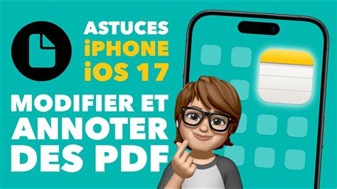 Consulter Modifier Et Annoter Des PDF Dans Notes Sur IPhone IPad