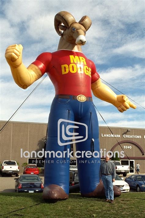 Mr Dodge Ram Inflatable Mascot