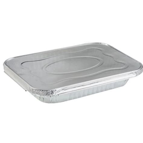 JETfoil Disposable Aluminum Half Size Shallow Pans With Aluminum Lids