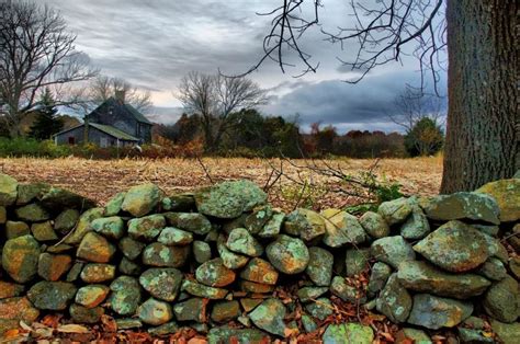 Farm Stone Wall The Colors In This Shot Are Just So Extraordinary