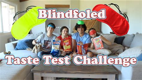 Blindfolded Taste Test Challenge Julian Clark Youtube