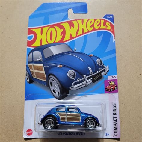 Jual Hot Wheels Kemasan Kerut Tekuk Volkswagen Beetle Compact Kings Blue Shopee