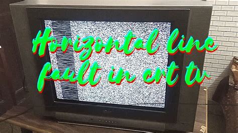 Lg Shifting Line Problem Vertical Ic Voltage Lg Crt Tv Eht Problem