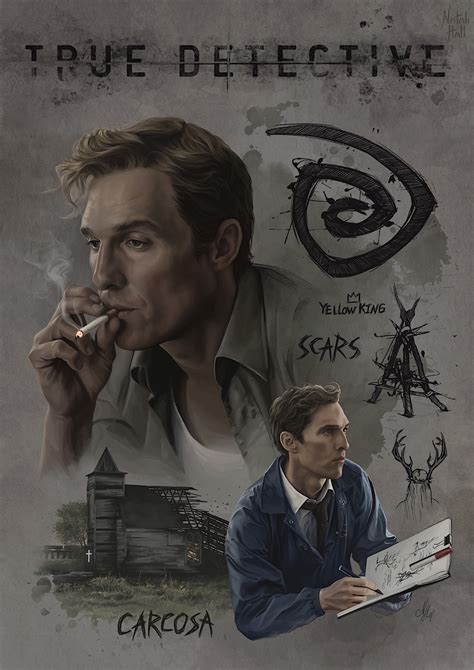 True Detective Rust Cohle By Natali Hall On Deviantart