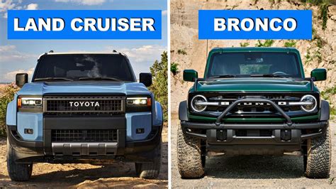 Toyota Land Cruiser Vs Ford Bronco A Comprehensive Comparison Of The Off Road Suvs