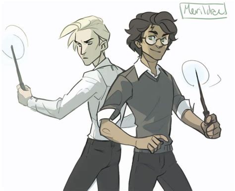 Pin By Zoey Nguy N On Drarry The Wizarding World Harry Potter Comics Gay Harry Potter