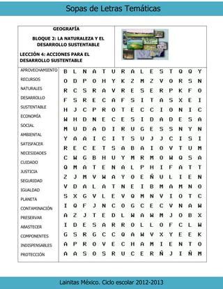 Sopa Letras P6 2bim