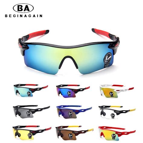 Men Women Cycling Glasses Uv400 Outdoor Sports Windproof Eyewear