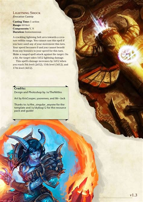 Dnd 5e Homebrew — Elemental Domain Cleric By Thenittles Dnd 5e