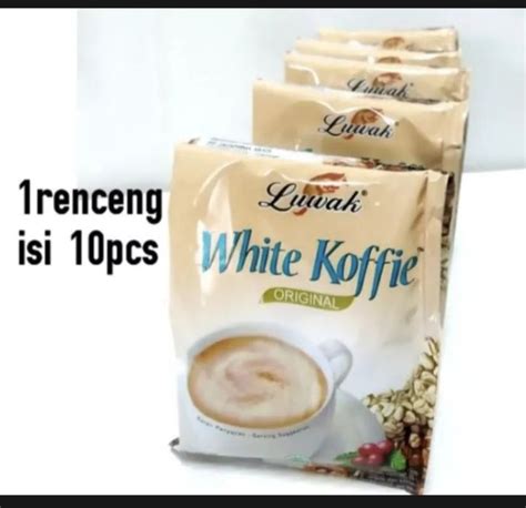 Kopi Luwak White Koffie Original Renceng Isi Lazada Indonesia