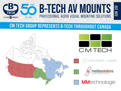 B Tech Av Mounts Partners With Rep Firm In Canada News B Tech