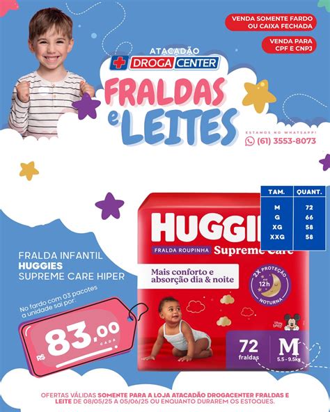 Atacadão Drogacenter Fraldas E Leite