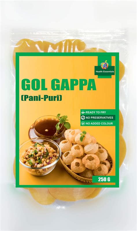 Buy Jioo S Dry Gol Gappa Ready To Fry Pani Puri Papad 250gram