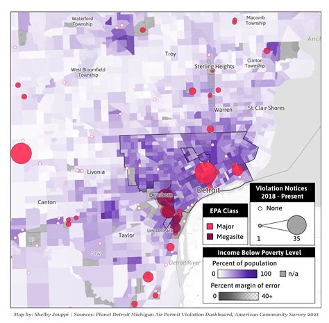 Map: Detroit Michigan Air Permit Violations since 2018 | DETROITography