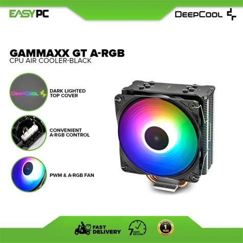 Easypc Deepcool Gammaxx Gt A Rgb Cpu Air Cooler Brand New Foolproof