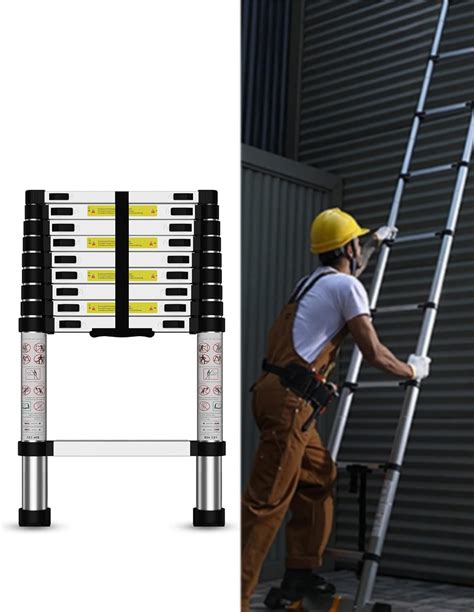 Sdoer Telescoping Ladder Ft Multi Purpose Collapsible Telescopic