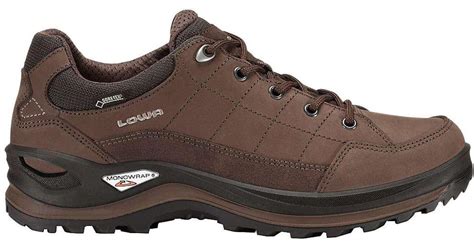 Lowa Leather Lowa Renegade Iii Gtx Lo Shoe In Espressobrown Brown