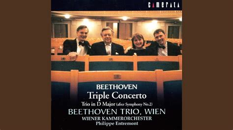 Triple Concerto For Piano Violin Cello And Orchestra In C Major Op