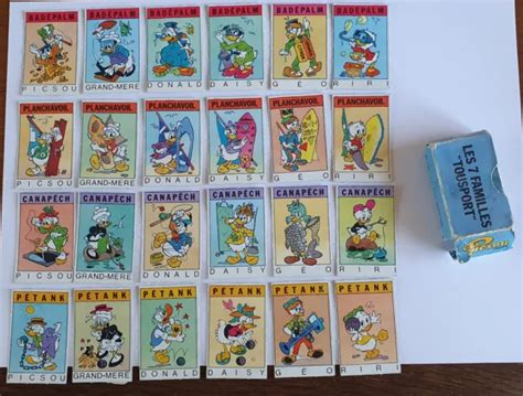 Ancien Jeu Des Familles Vintage Picsou Magasine Walt Disney Complet