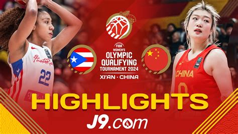 Party Time For Olympic Bound China Against Puerto Rico J9 Highlights Fiba Women S Oqt 2024