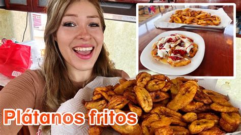 Preparamos Plátanos Fritos 😋 AsÍ Se Preparan Receta Completa Youtube