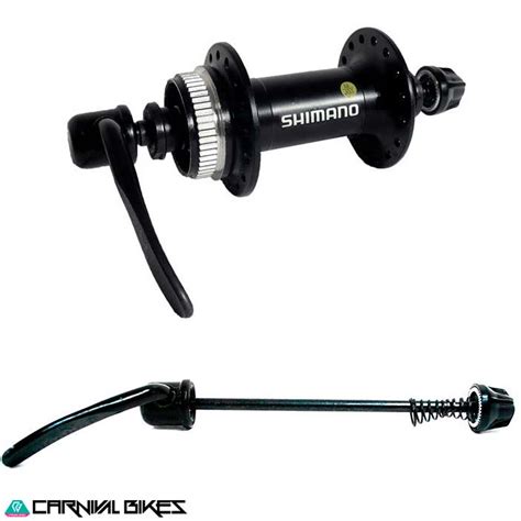 Maza Delantero Shimano Hb Rm H Cl Negro Bolsa Carnivalbikes