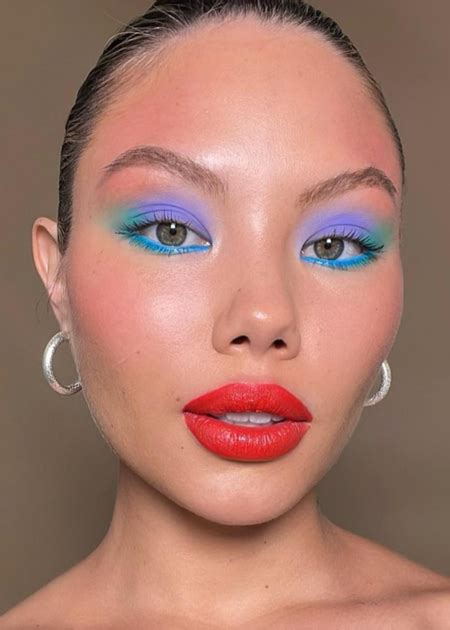 Makeup Art Makeup Inspo Makeup Inspiration Face Makeup Blue