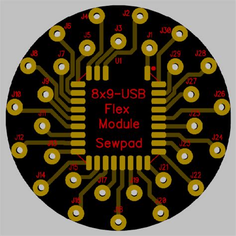 Sewpads For Flex Modules Hackaday Io