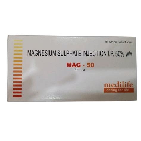 Mag Magnesium Sulphate Injection At Best Price In Nagpur