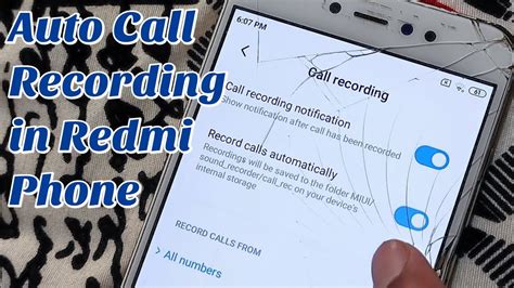 How To Enable Auto Call Recording In Redmi Mobile Phone Me Call