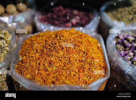 Traditional Arabic Spices for sale in Dubai Stock Photo - Alamy