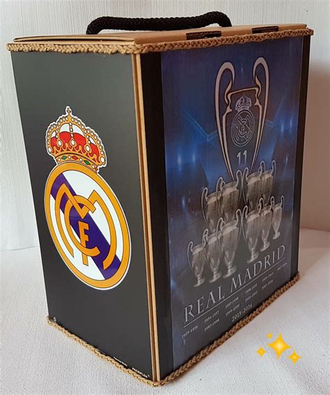 Caja Del Real Madrid Personalizada Hecho A Mano Real Madrid Madrid