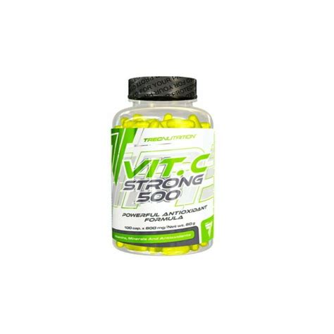 TREC NUTRITION VIT C STRONG 500 vitamin C antioxidant zinc